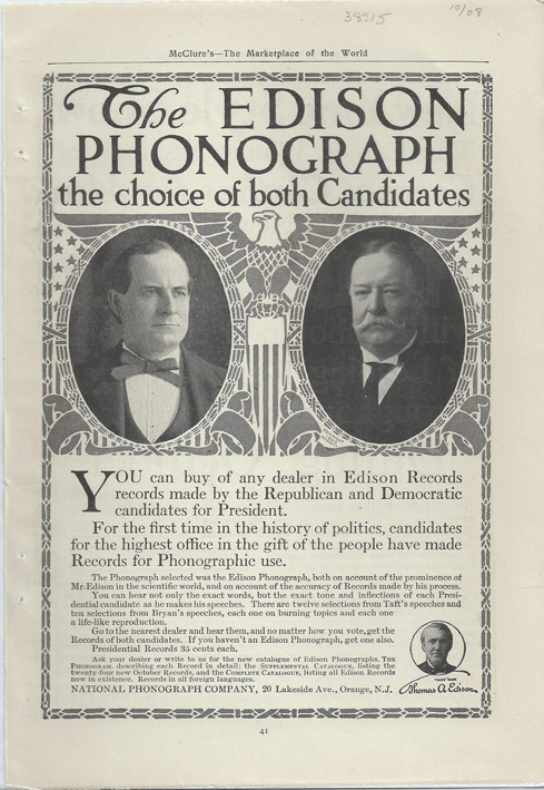 1908 Election Ad
