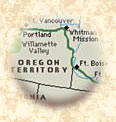 Map of Oregon Territory
